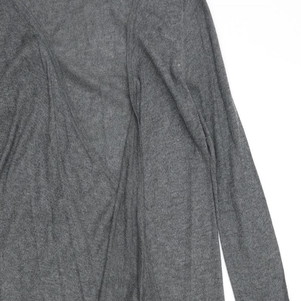 Womens UK Size 8 Red Herring Grey Cardigan Jumper