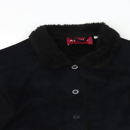 Avenue Womens Black   Jacket Coat Size L