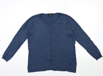 Womens UK Size 14 Atmosphere Blue Pullover Jumper