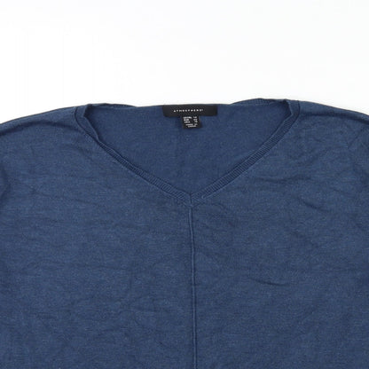 Womens UK Size 14 Atmosphere Blue Pullover Jumper