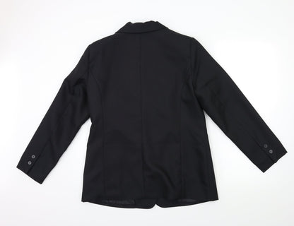 Charmance Womens Black   Jacket Blazer Size 14