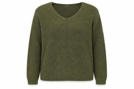 Womens UK Size M Peacocks Green Pullover Jumper