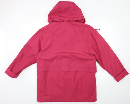 Womens UK Size M telemac Pink Overcoat