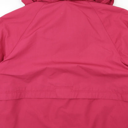 Womens UK Size M telemac Pink Overcoat