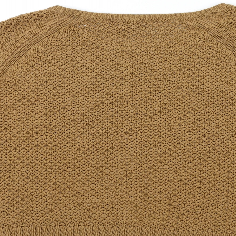 Womens UK Size L H&M Brown Pullover Jumper