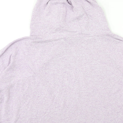 Marks and Spencer Girls Purple  Knit Pullover Hoodie Size 13 Years