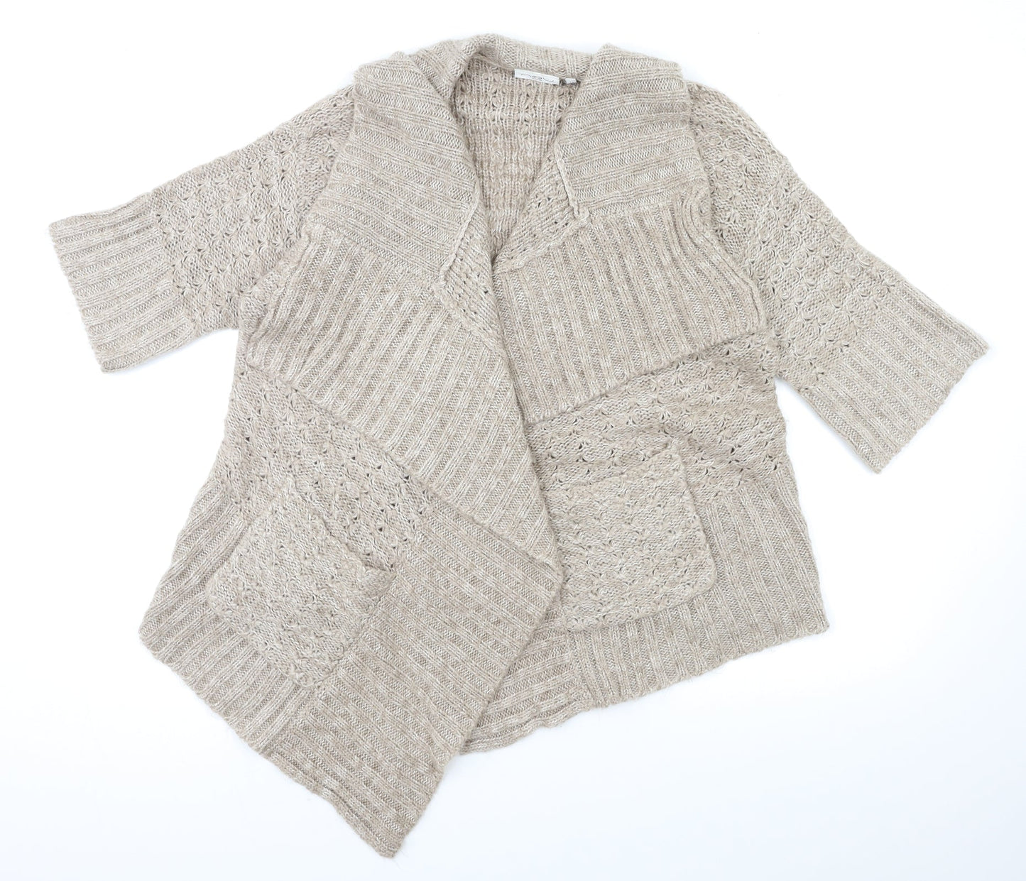 Womens UK Size 10 New Look Brown Cardigan Jumper