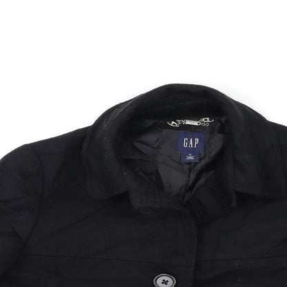 Gap Womens Black   Overcoat Coat Size M
