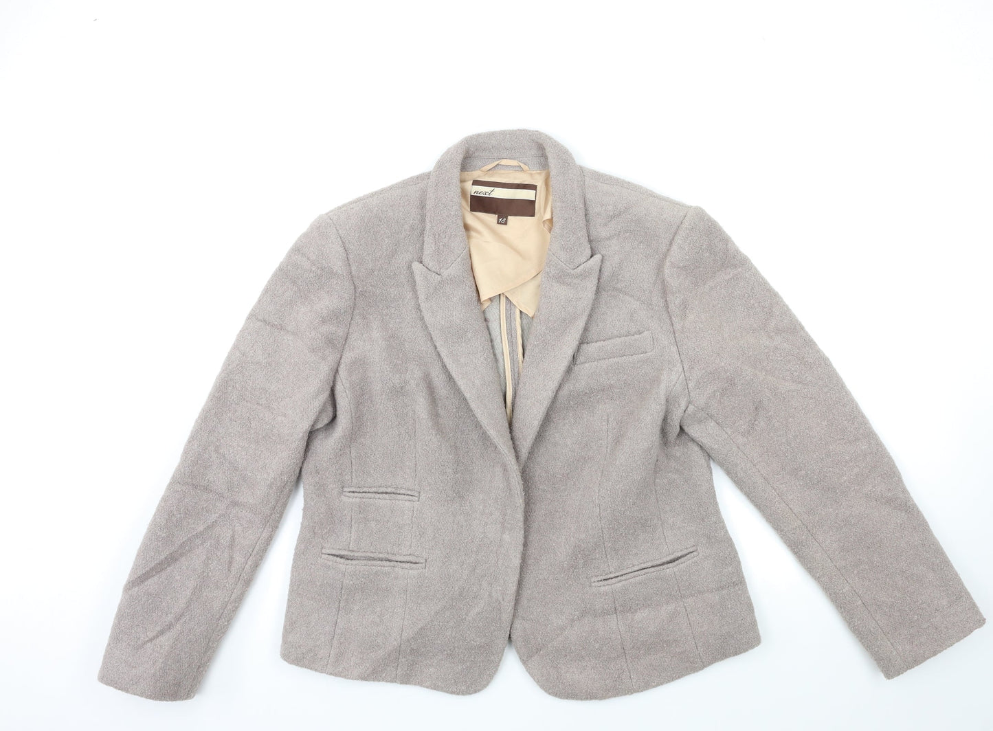 Womens UK Size 18 NEXT Grey Overcoat