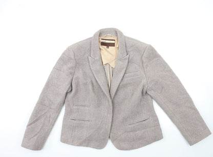 Womens UK Size 18 NEXT Grey Overcoat