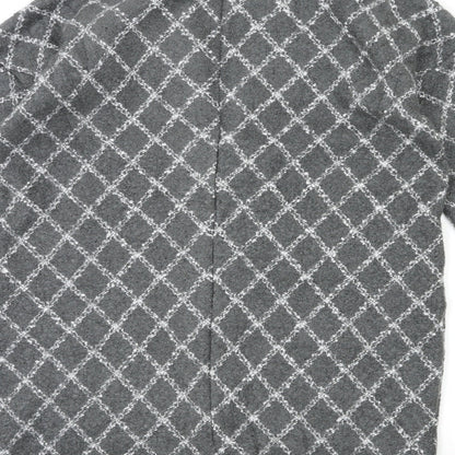 Womens UK Size M NEXT Grey Overcoat