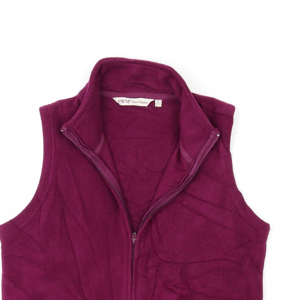 Womens UK Size 10 EWM Purple Gilet