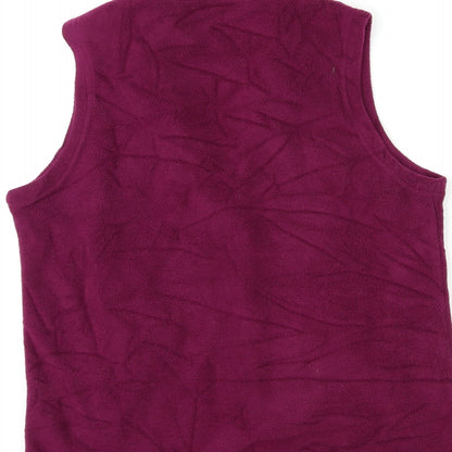 Womens UK Size 10 EWM Purple Gilet