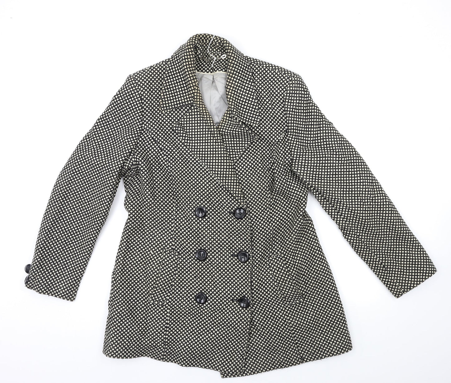 Womens UK Size 14 Berkertex Black Overcoat