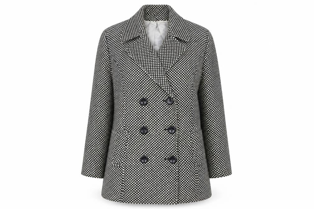 Womens UK Size 14 Berkertex Black Overcoat