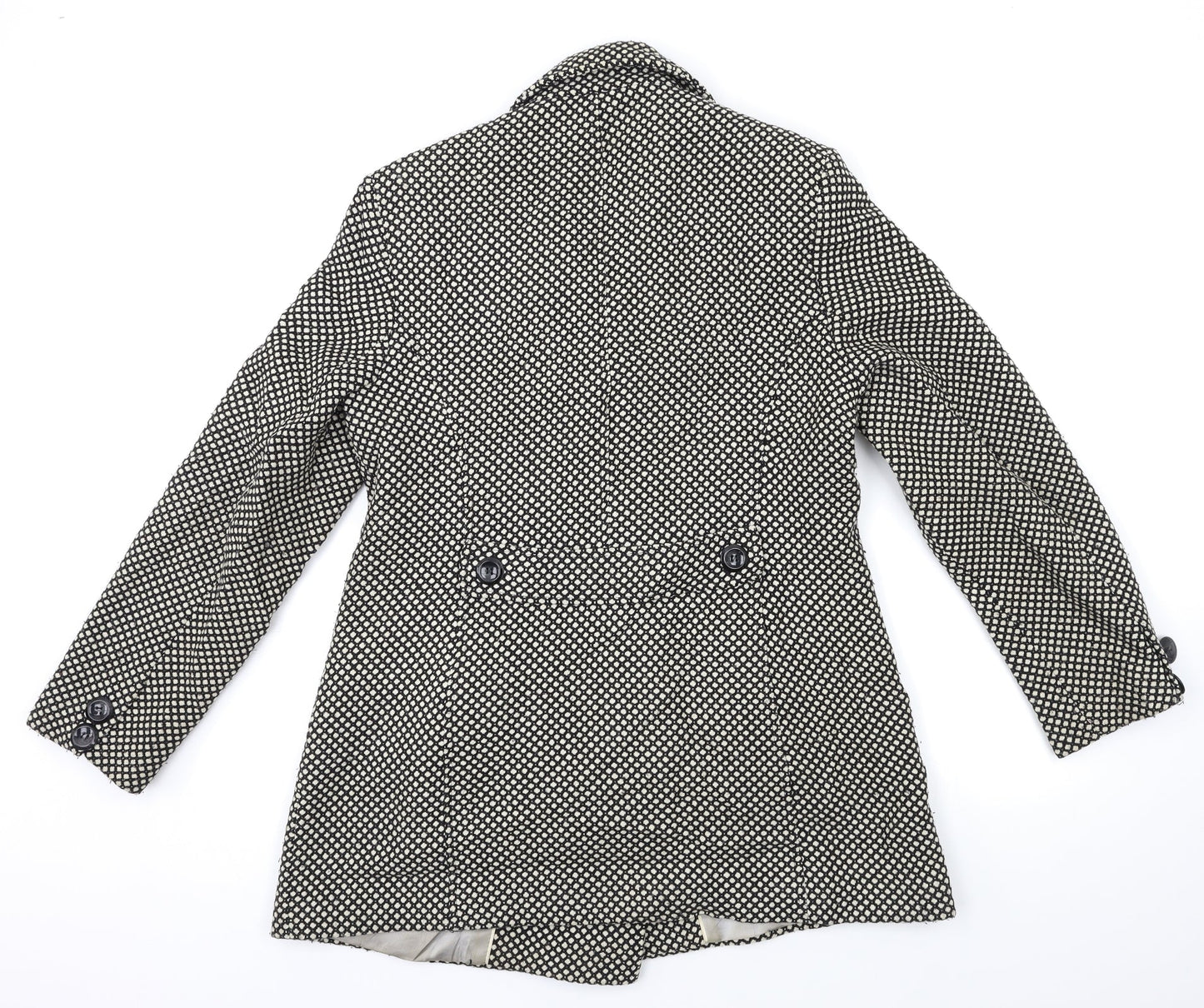 Womens UK Size 14 Berkertex Black Overcoat