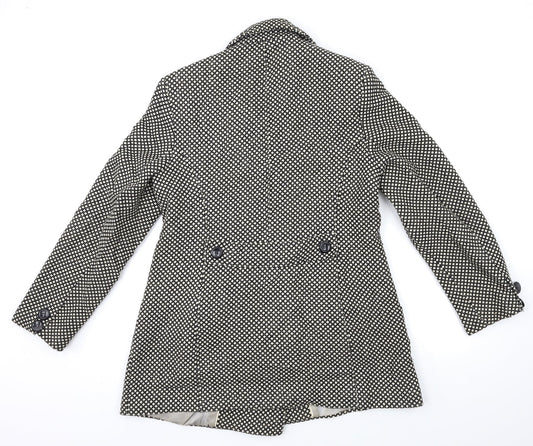 Womens UK Size 14 Berkertex Black Overcoat