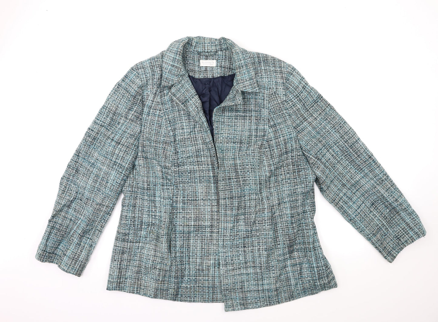 Liz Claiborne Womens Blue   Jacket Coat Size L