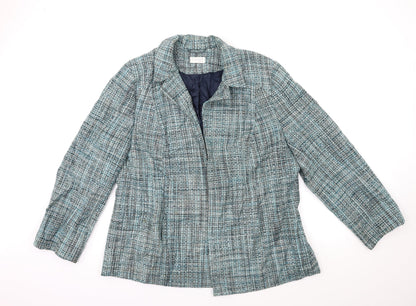 Liz Claiborne Womens Blue   Jacket Coat Size L
