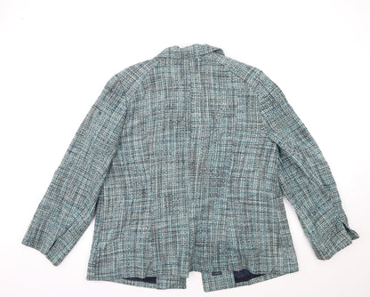 Liz Claiborne Womens Blue   Jacket Coat Size L