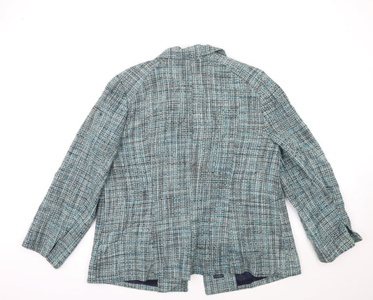 Liz Claiborne Womens Blue   Jacket Coat Size L