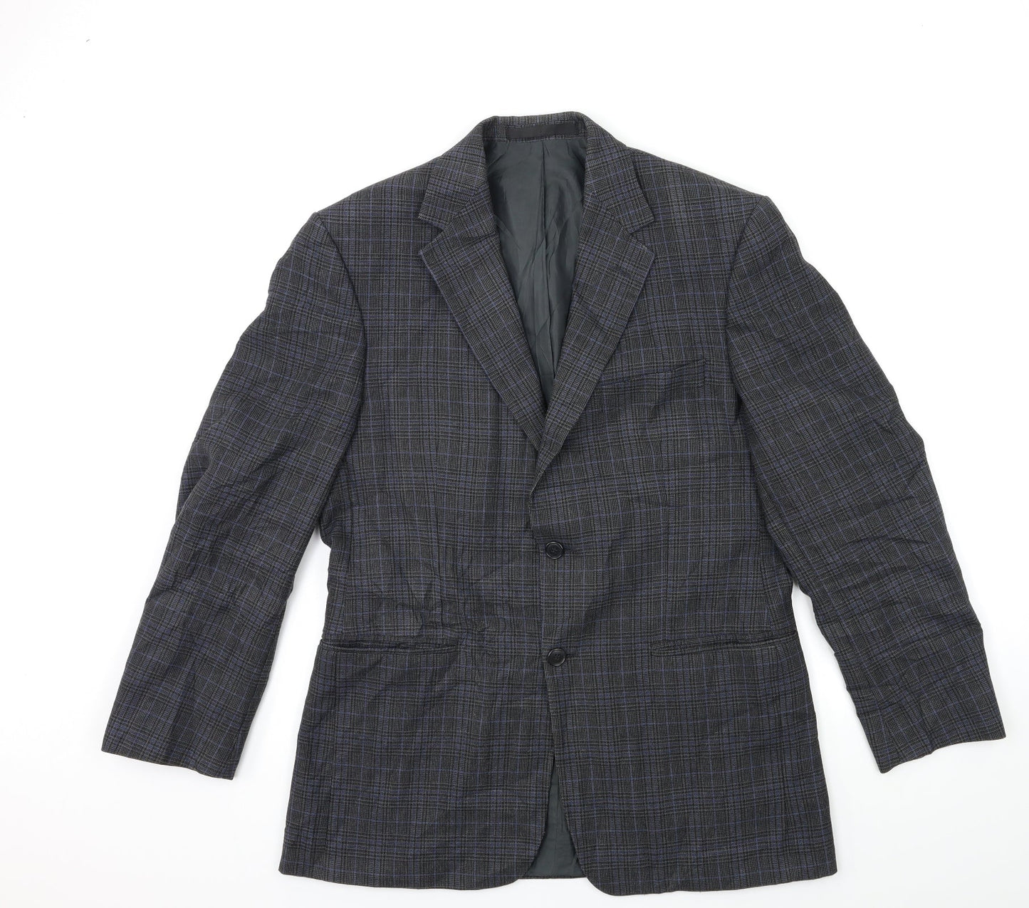 Mens UK Size 40 Marks and Spencer Regular Blue Suit Jacket