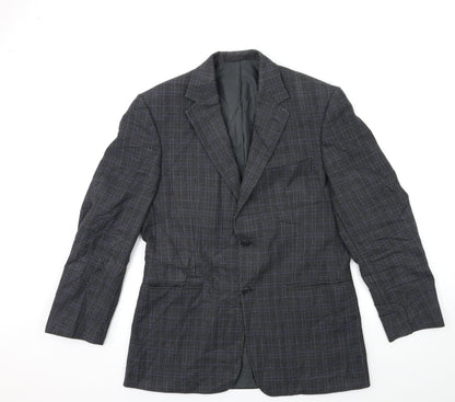Mens UK Size 40 Marks and Spencer Regular Blue Suit Jacket