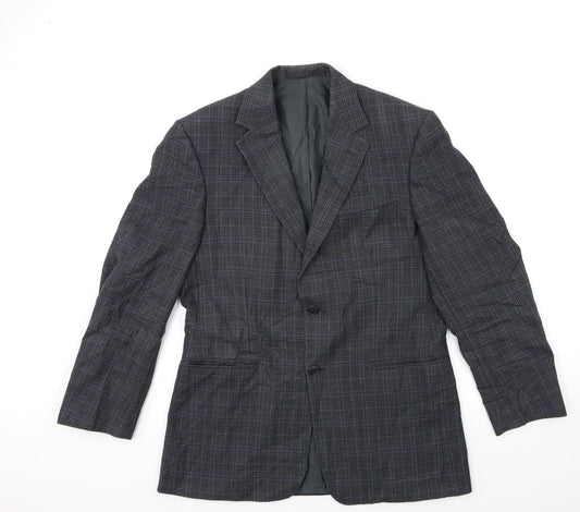 Mens UK Size 40 Marks and Spencer Regular Blue Suit Jacket