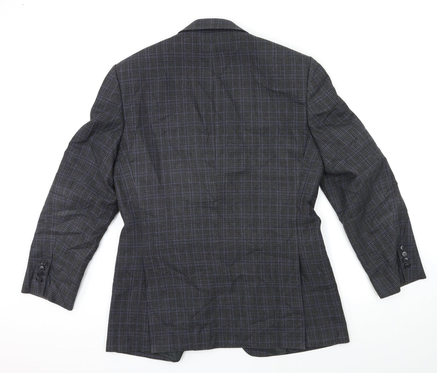 Mens UK Size 40 Marks and Spencer Regular Blue Suit Jacket