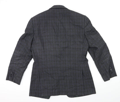 Mens UK Size 40 Marks and Spencer Regular Blue Suit Jacket