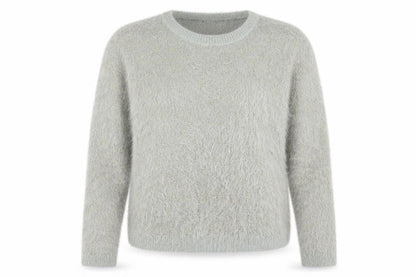 Womens UK Size M Papaya Grey Pullover Jumper