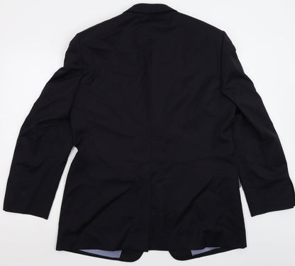 Mens UK Size 42 Reda Regular Blue Suit Jacket