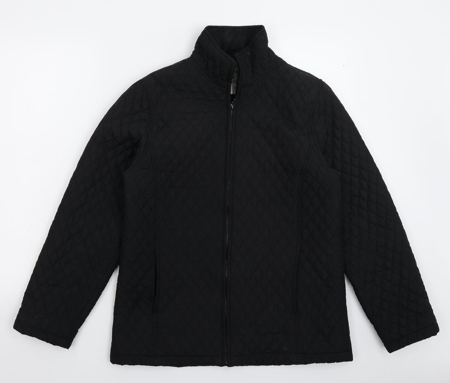 Womens UK Size S Pure & Natural Black Jacket