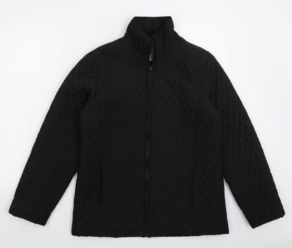 Womens UK Size S Pure & Natural Black Jacket