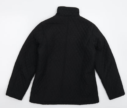 Womens UK Size S Pure & Natural Black Jacket