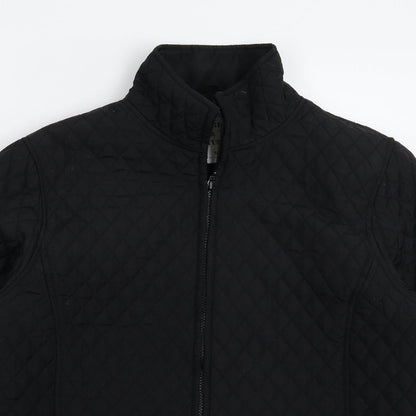 Womens UK Size S Pure & Natural Black Jacket