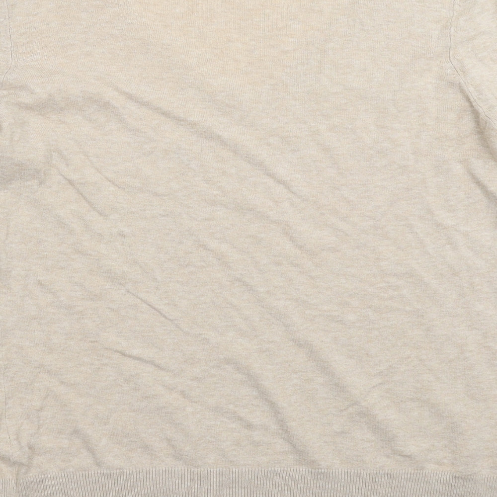 Womens UK Size 14 New Look Beige Pullover Jumper
