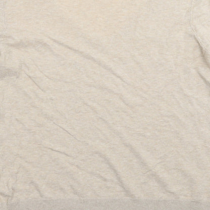 Womens UK Size 14 New Look Beige Pullover Jumper