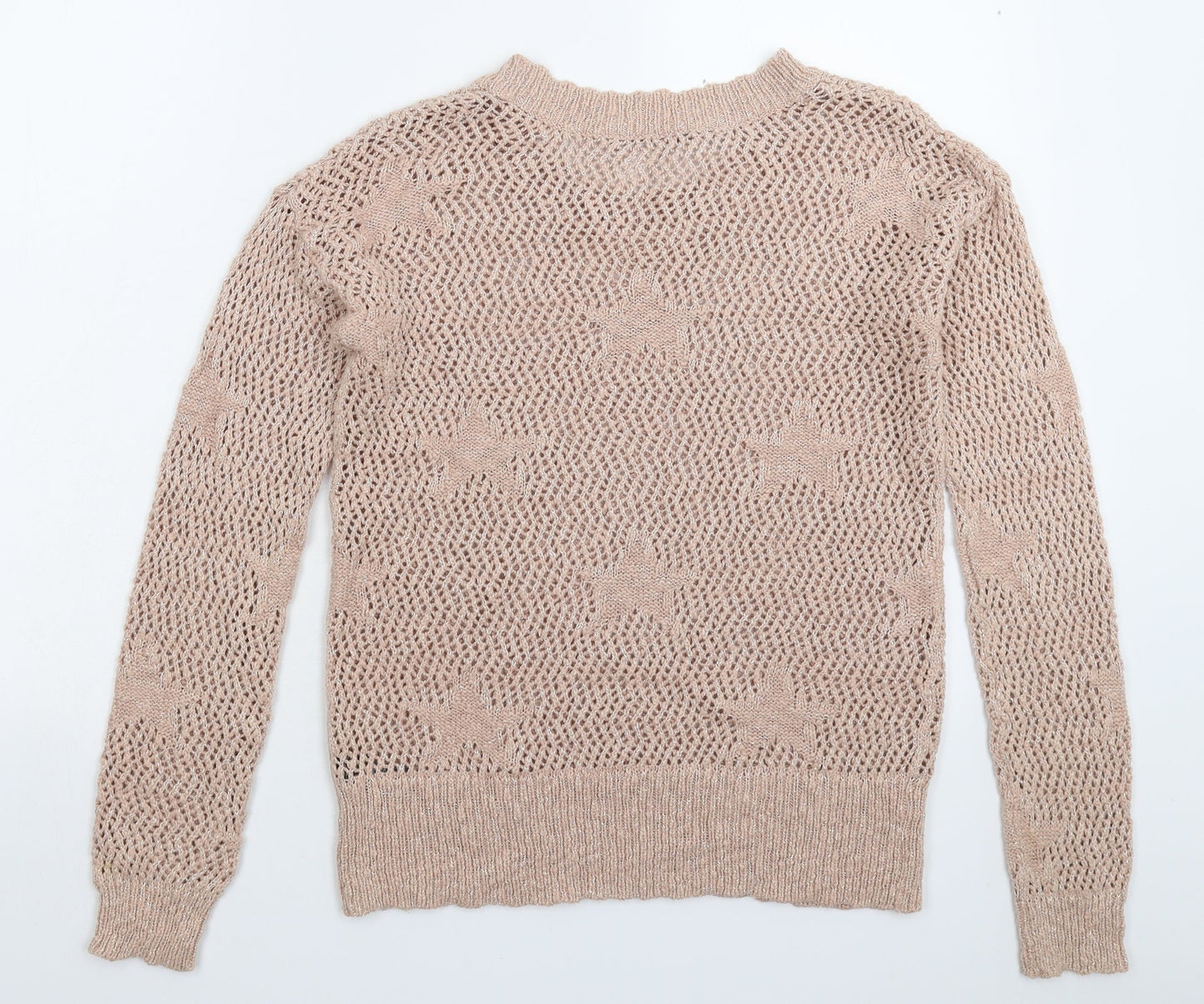 George Womens Pink  Knit Pullover Jumper Size 12