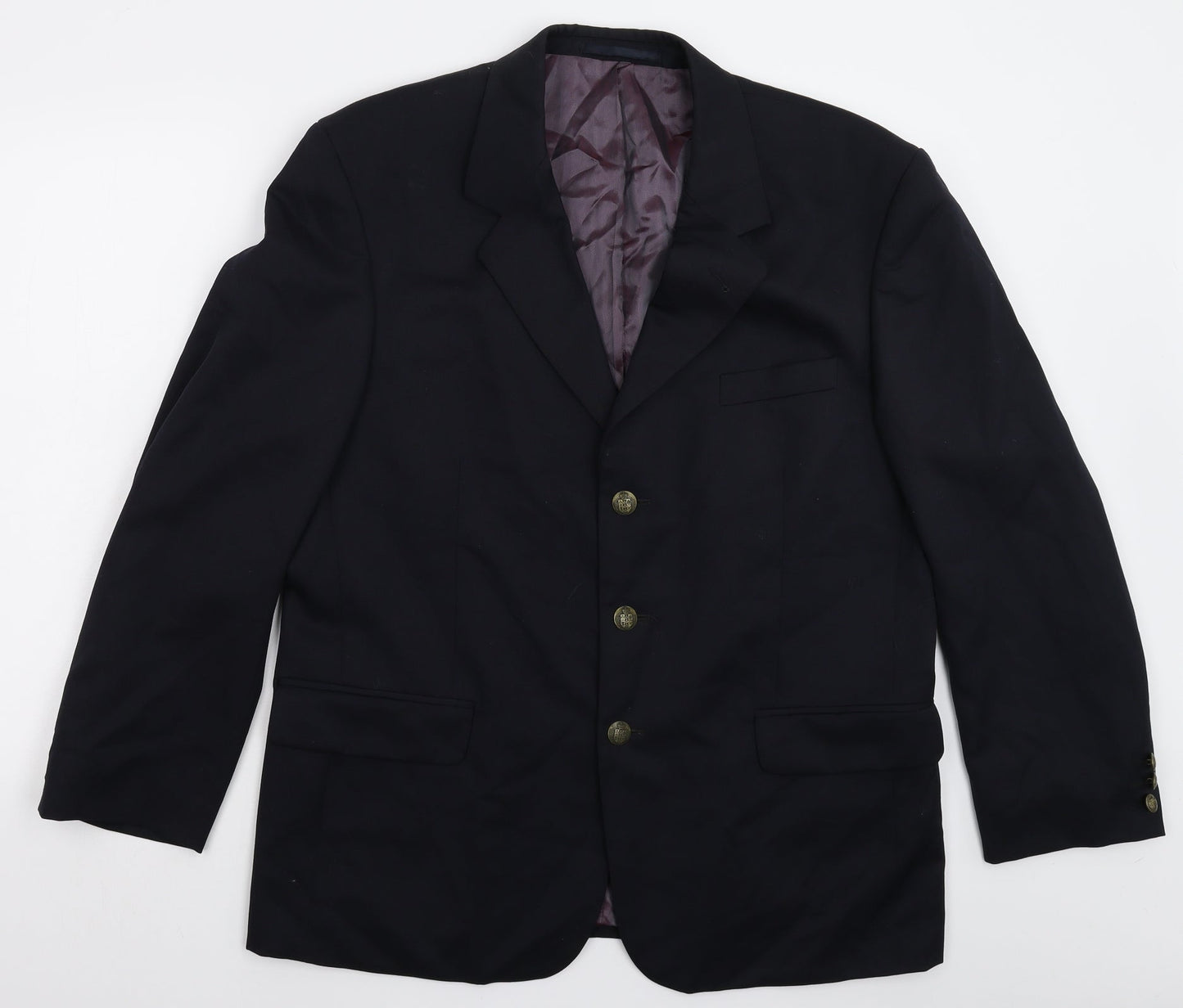 Mens UK Size 42 Moorcroft Regular Blue Suit Jacket