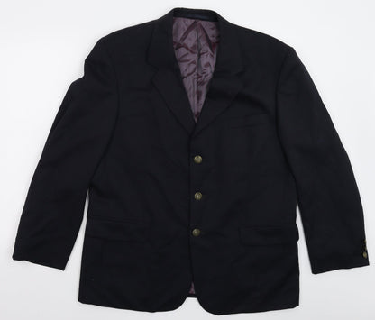 Mens UK Size 42 Moorcroft Regular Blue Suit Jacket