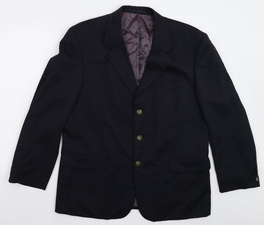 Mens UK Size 42 Moorcroft Regular Blue Suit Jacket