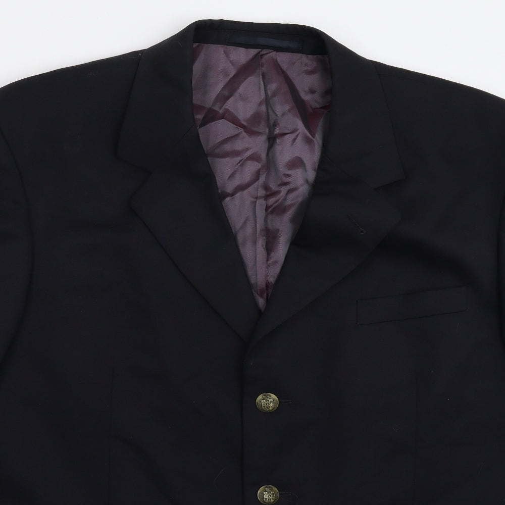 Mens UK Size 42 Moorcroft Regular Blue Suit Jacket