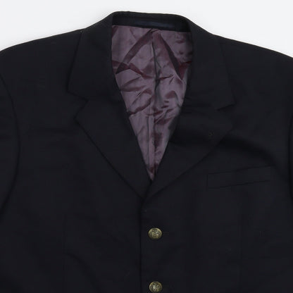 Mens UK Size 42 Moorcroft Regular Blue Suit Jacket
