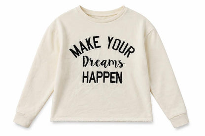 New Look Girls White   Pullover Sweatshirt Size 9 Years