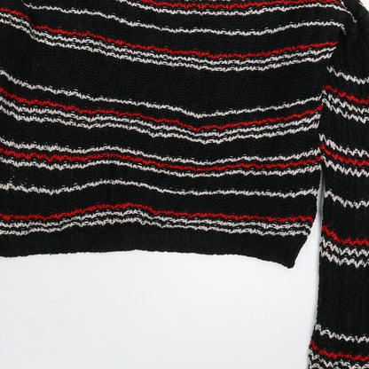 New Look Girls Beige Striped Knit Pullover Jumper Size 10-11 Years