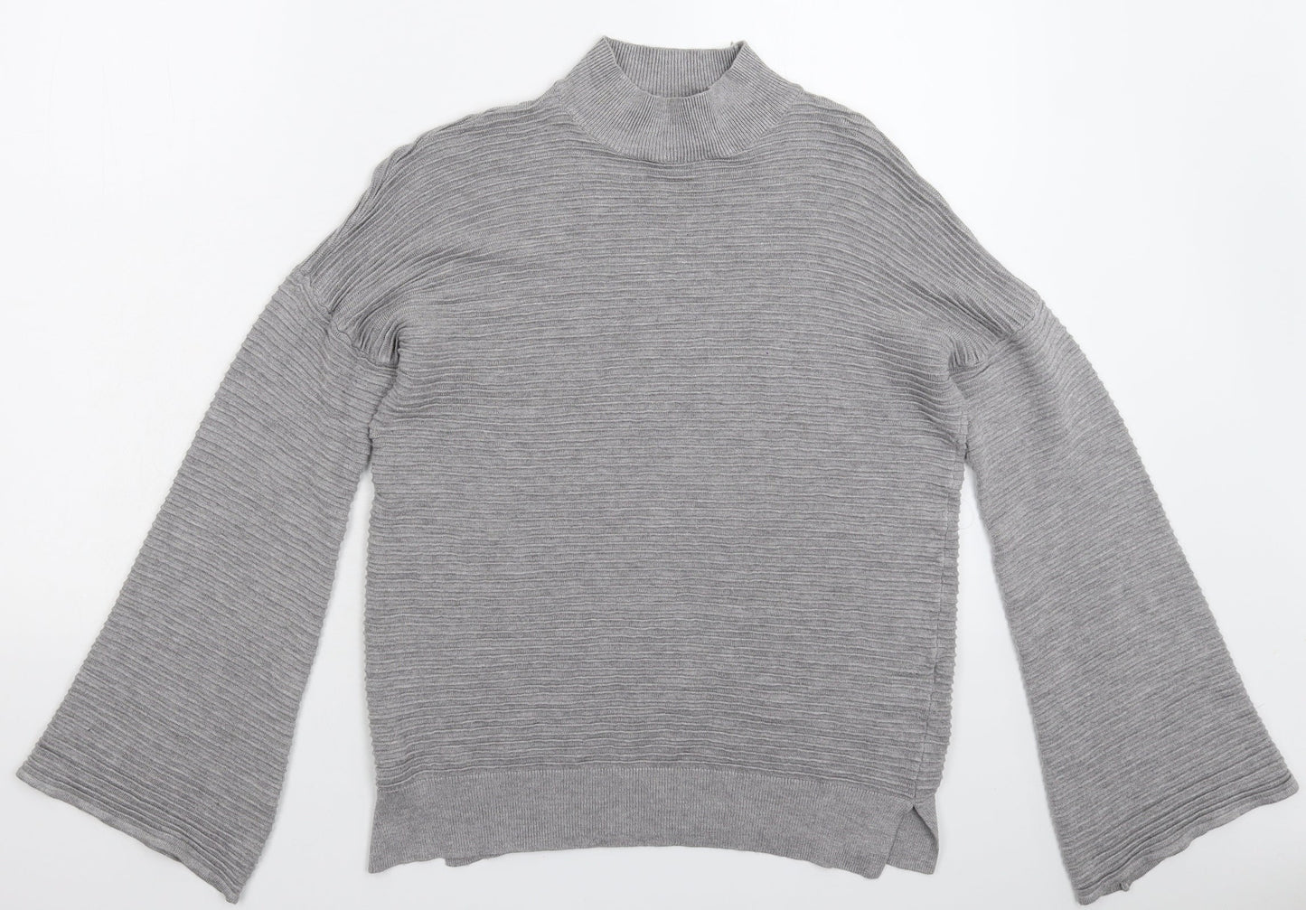 F&F Womens Grey  Knit Pullover Jumper Size 12