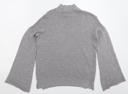 F&F Womens Grey  Knit Pullover Jumper Size 12