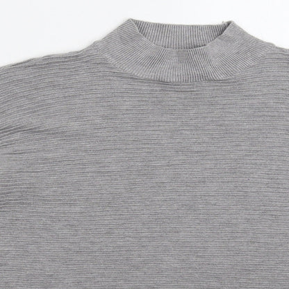 F&F Womens Grey  Knit Pullover Jumper Size 12