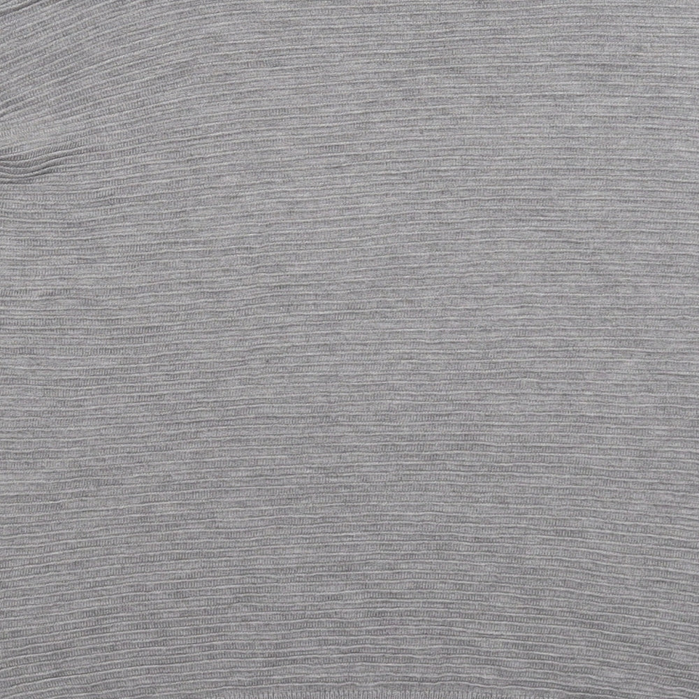 F&F Womens Grey  Knit Pullover Jumper Size 12